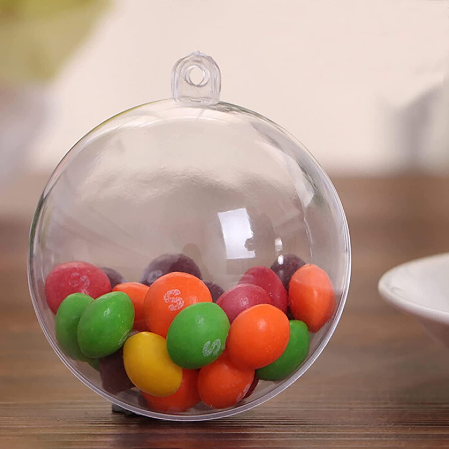 Yongli Xmas Bauble Christmas Ornaments Plastic Giant Balls Baubles Set Fillable Decoration Luxury Clear Box Ball