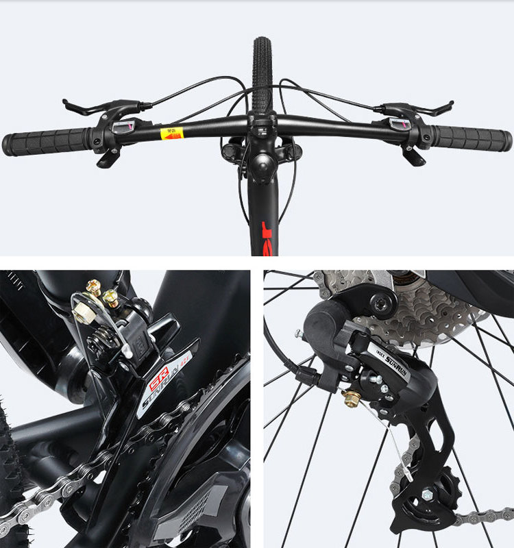 27 Speed Hydraulic Disc Brake / Mechanical Brake Full Suspension Fat Tire MTB Moutain Bike 29 inch For Adult