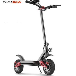 China Dual Motor Powerful 800W Two Wheels 10 Inch Fat Tire Offroad Electric Scooter Adult