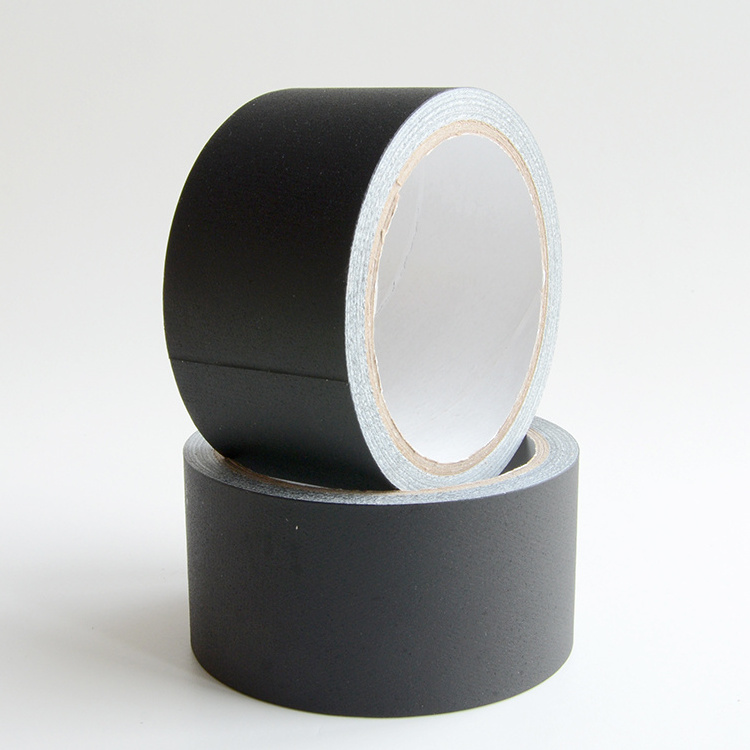 2'' black light reflection rubber adhesive residual freely custom logo cloth gaffers gaffer tape for wiring harness fixing