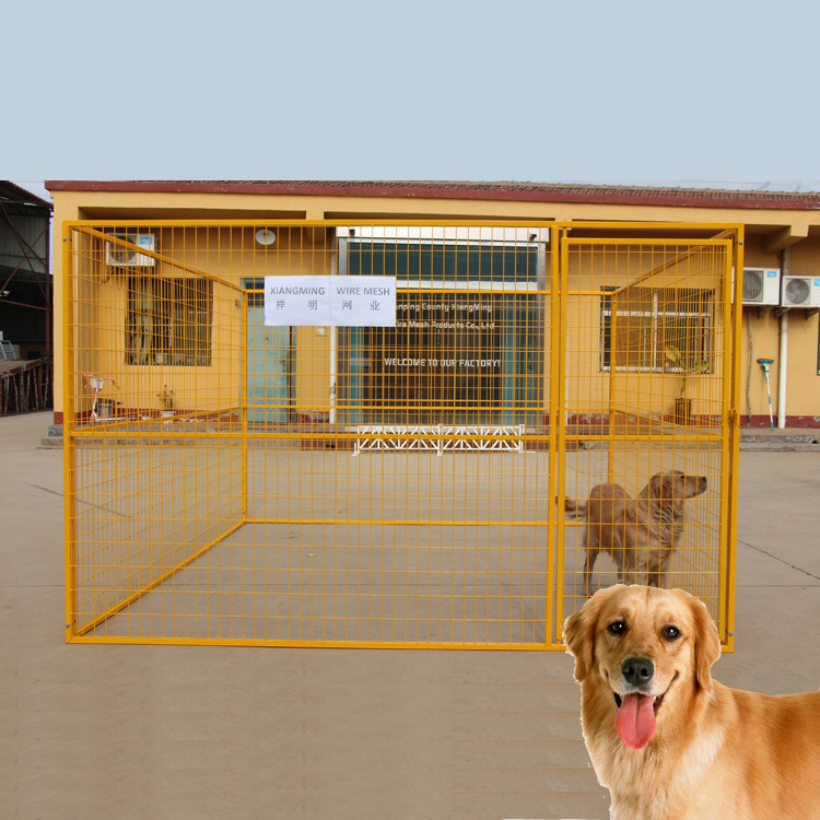 Wholesale price  portable temporary Outdoor used  galvanized and powder coated Dog Kennels Runs  Pens for sale (XMR)