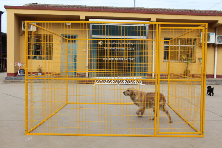 Large Space  Pet  Heavy Duty Welded Wire Dog Kennel for Outdoor large dog backyard kennels