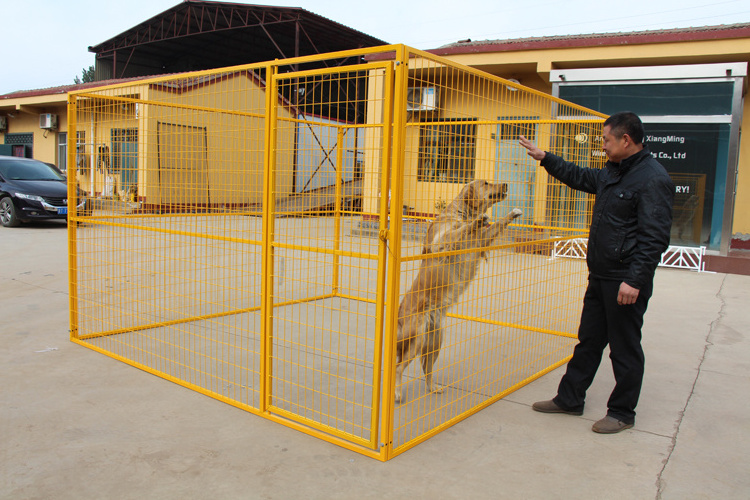 Large Space  Pet  Heavy Duty Welded Wire Dog Kennel for Outdoor large dog backyard kennels