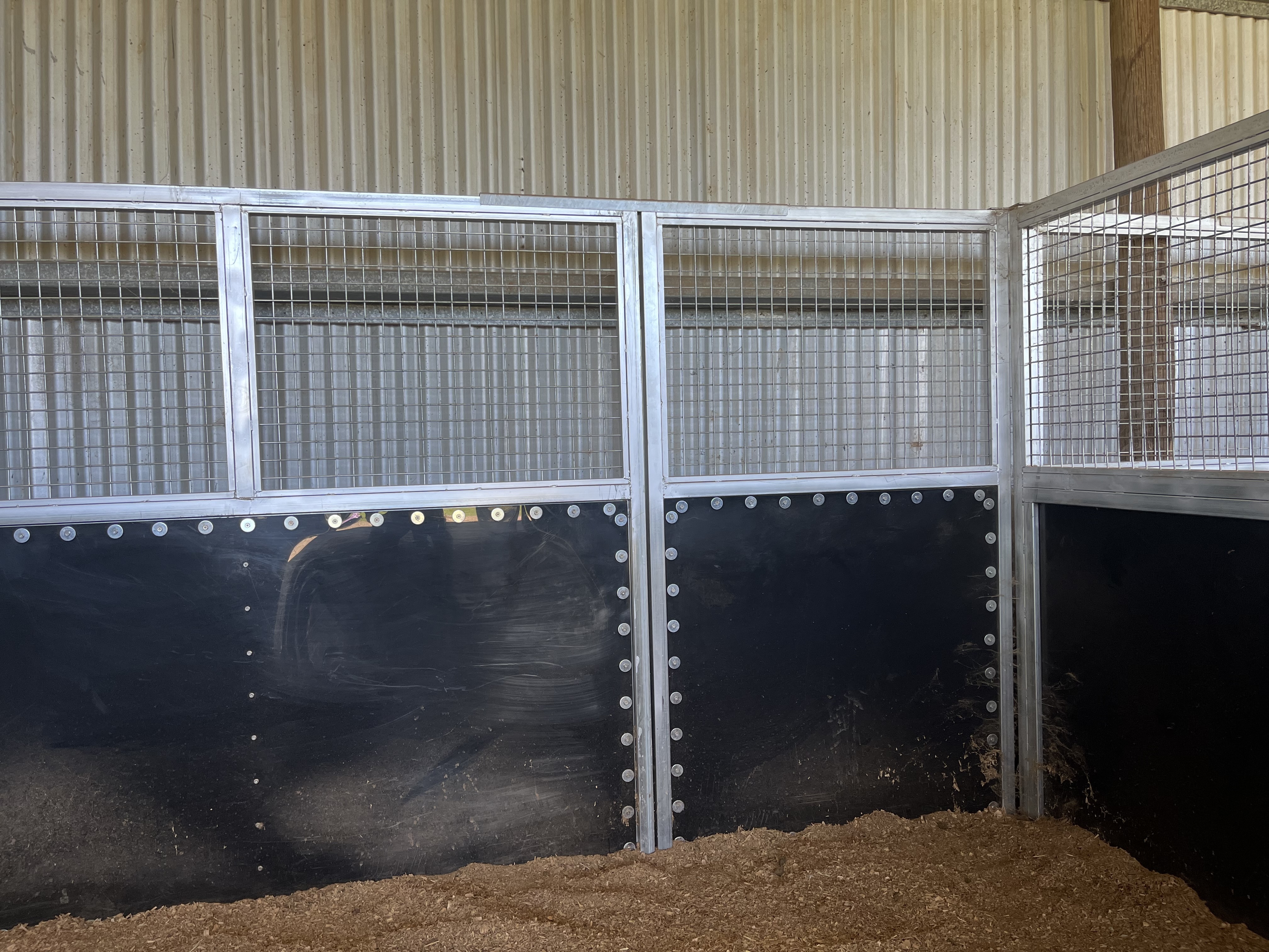 Ranch Popular Used Galvanized Metal Horse Fencing Panels Horse Stable Stall