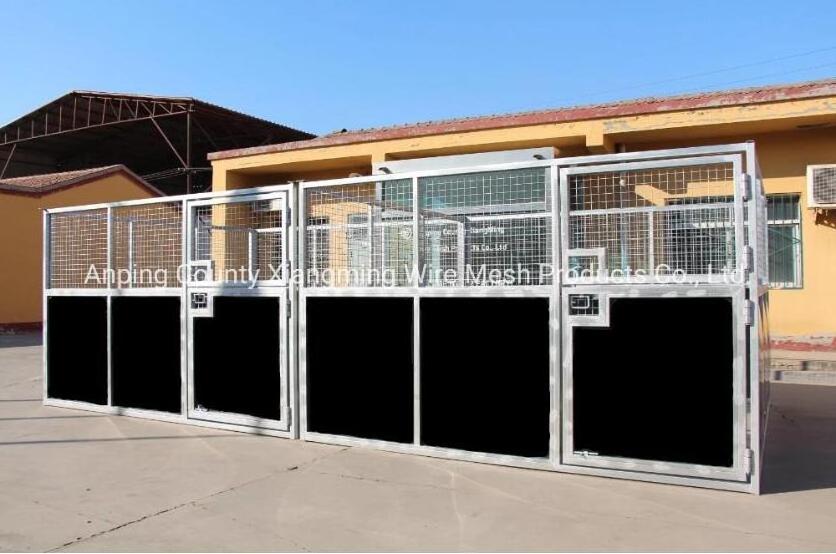 Ranch Popular Used Galvanized Metal Horse Fencing Panels Horse Stable Stall