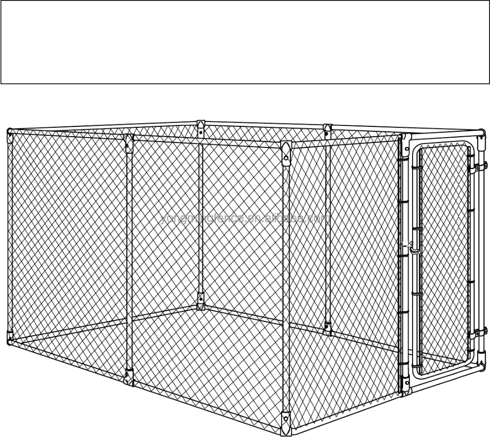 Hot-selling dog runs Chain Link Dog Kennel