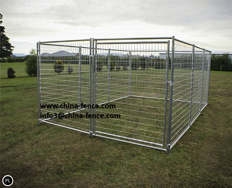 large dog run chain link animal cage / portable large garden dog kennels