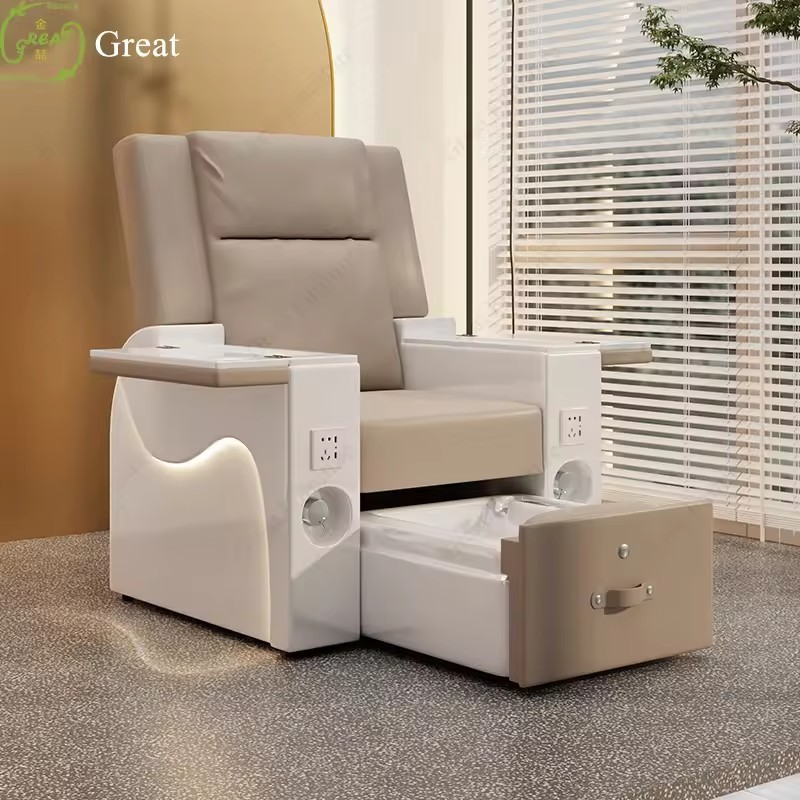 High Quality Modern Beauty Salon Equipment Foot Spa Reclining Electric Pedicure Chair For Sale