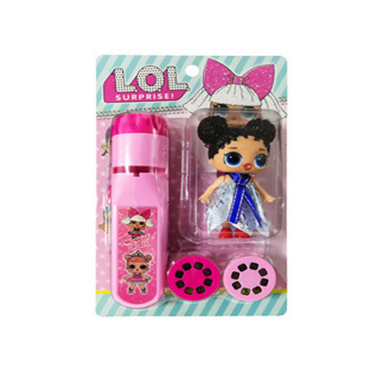 Wholesale Children's Cartoon 24 Picture Early Education Intellectual Development Flashlight Doll Set Cute Girl Projection Toys