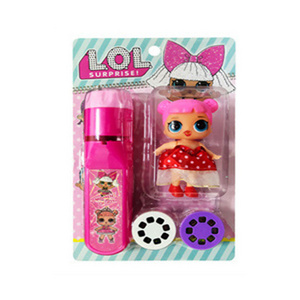 Wholesale Children's Cartoon 24 Picture Early Education Intellectual Development Flashlight Doll Set Cute Girl Projection Toys