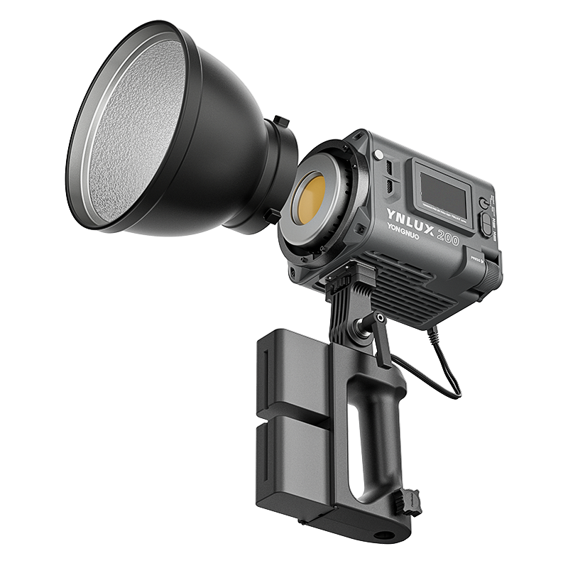 YONGNUO Photography Lighting LUX200 YNLUX200 200W 2700K-6500K Bowens Mount Handheld Outdoor LED Light