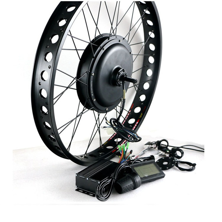 48v 1000w  Brushless Gearless  fat tire Electric bike Conversion kit  for  Snow bike without battery