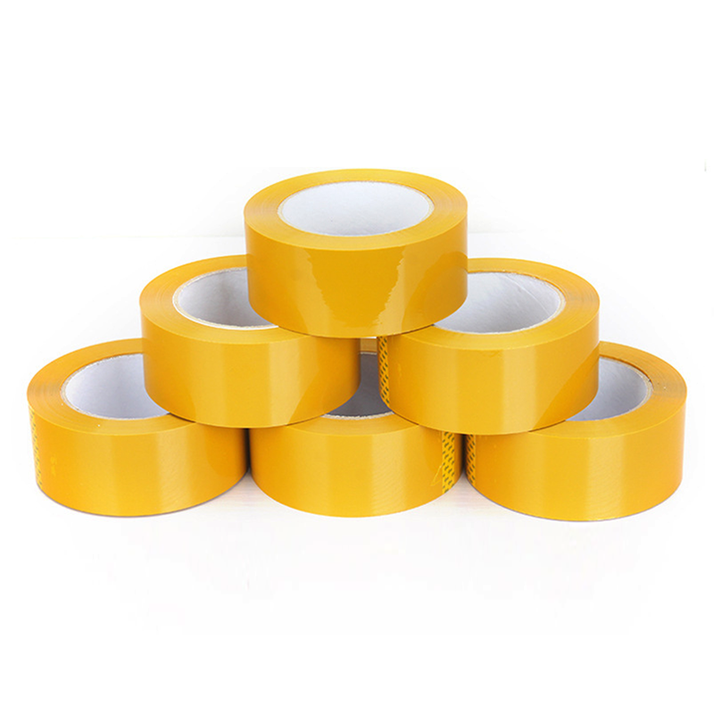 Yellowish Super Waterproof Packaging Tape Customized Logo  Self Adhesive Tape