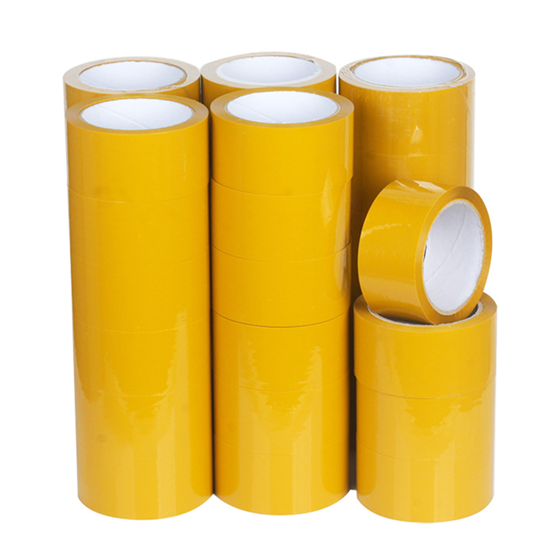 Yellowish Super Waterproof Packaging Tape Customized Logo  Self Adhesive Tape