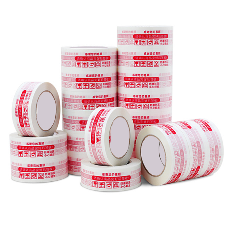 Customized Single Sided Waterproof Bopp Packaging Tape Clear Roll Bopp Carton Sealing Stationery Tape