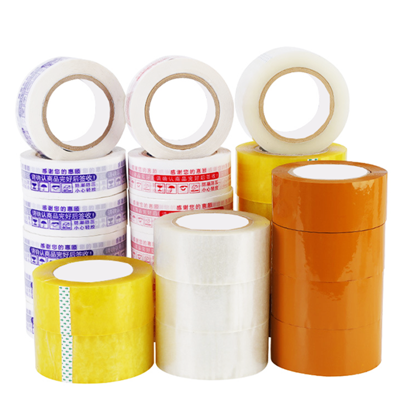 Customized Single Sided Waterproof Bopp Packaging Tape Clear Roll Bopp Carton Sealing Stationery Tape