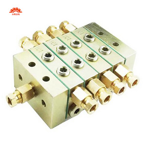 4-16 outlet Grease Distributor with Micro Switch Progressive Feeder Block JPQ-1000 for Multi-line and Progressive Lubrication