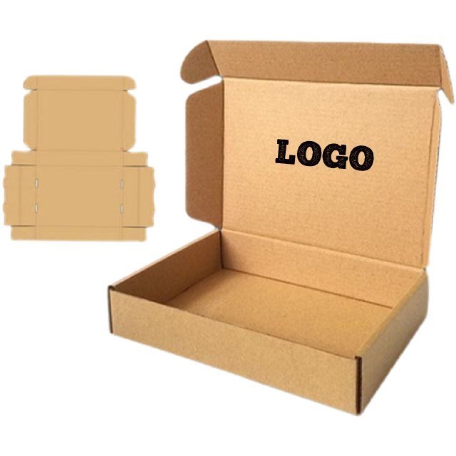 Custom Logo Packaging Large Cardboard Carton Mailer Box Clothing Shoes Corrugated Packaging Paper Shipping Boxes