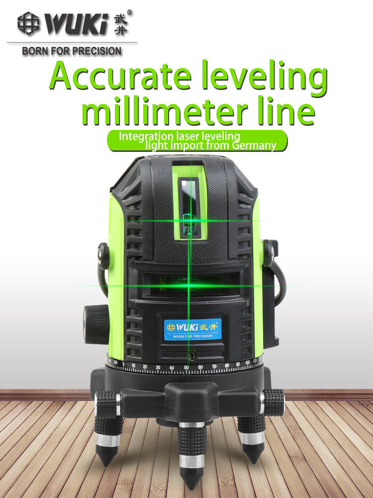 5 lines green laser level  cross line laser