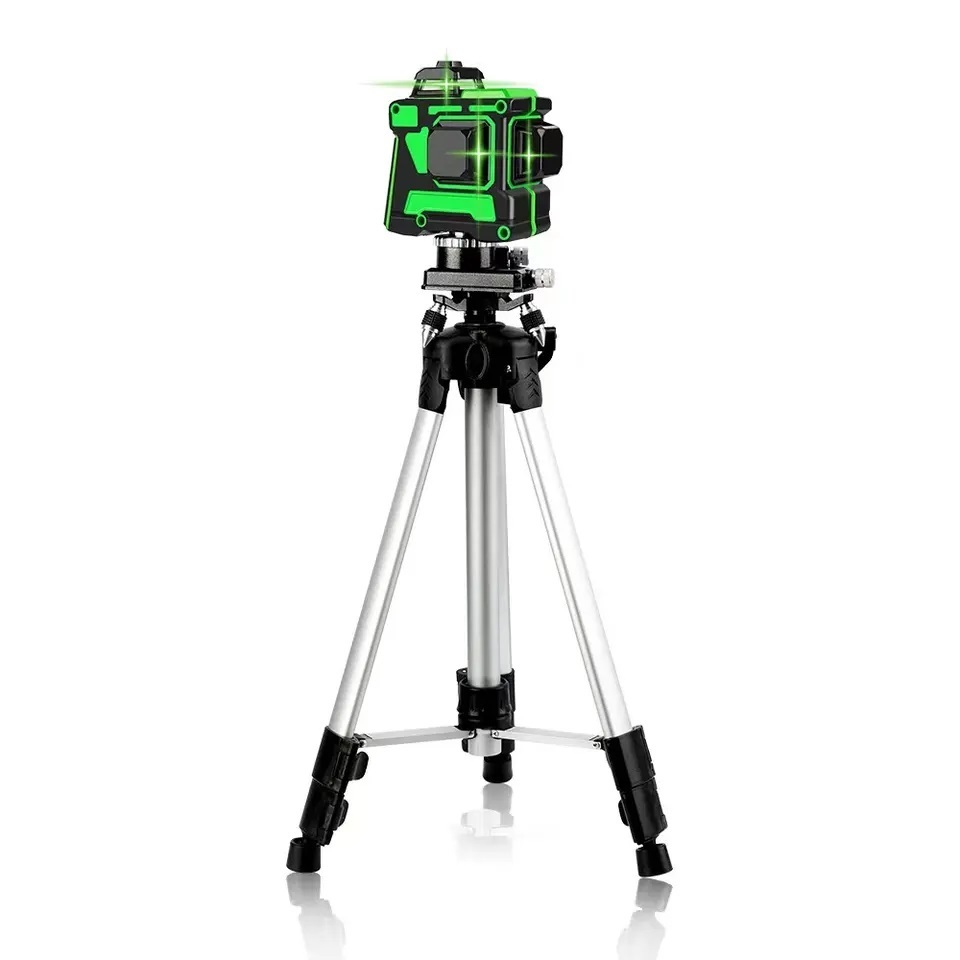 high accuracy rotating 360 self-leveling nivel lazer 12 lines 3d green beam factory laser level