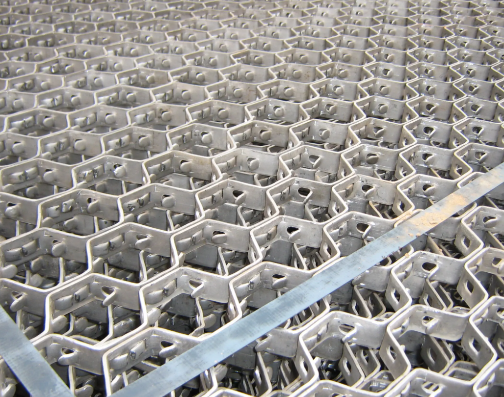 Stainless Steel 304 / 410S Hex Mesh Hex Steel Mesh for Refractory