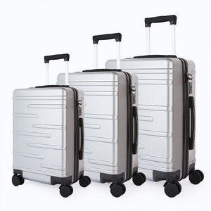 Hot Selling Hard Shell Long-distance Travel LuggageTrolley Suitcases Durable Plastic Luggage 3pcs Set