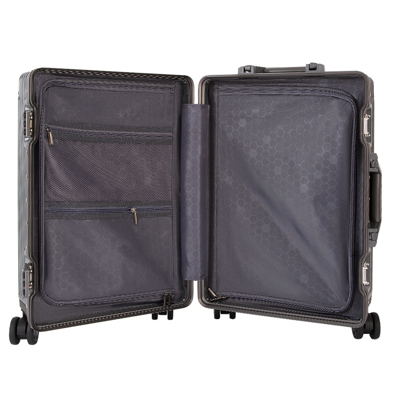 Wholesale High Quality Aluminum Frame Trolley Case maletas de viaje set with Telescopic Handle Luggage for Suitcases