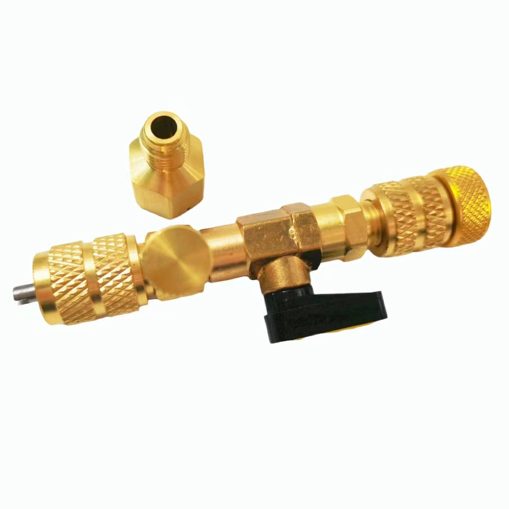 Valve Core Remover Installer Tool, R410A R22 AC Schrader Valve Core Remover, HVAC Valve Core Removal Installer