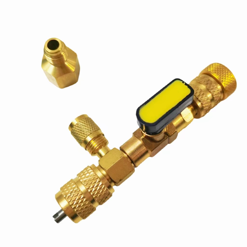 Valve Core Remover Installer Tool, R410A R22 AC Schrader Valve Core Remover, HVAC Valve Core Removal Installer