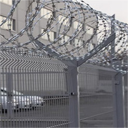 Customized Airport Prison Fence Welded Wire Mesh Fence Panel Anti Climb Security Fence