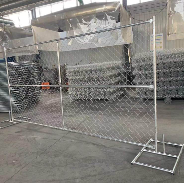 Factory Outlet Chain Link Temporary Barrier Easily Assembled removable security fence