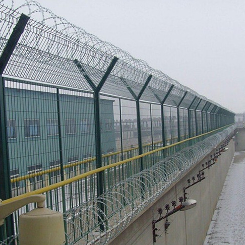 High quality Factory Airport Fence,Guangdong chain link fencing price,security fence anti climb wholesale