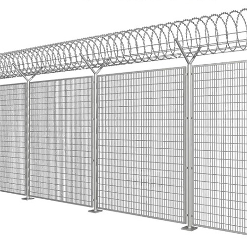 High quality Factory Airport Fence,Guangdong chain link fencing price,security fence anti climb wholesale