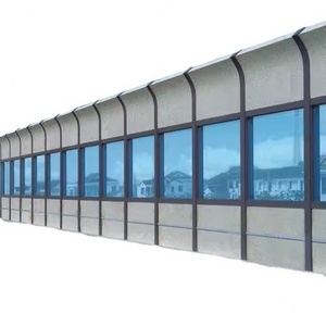 Highway sound barrier construction noise barrier RAL color