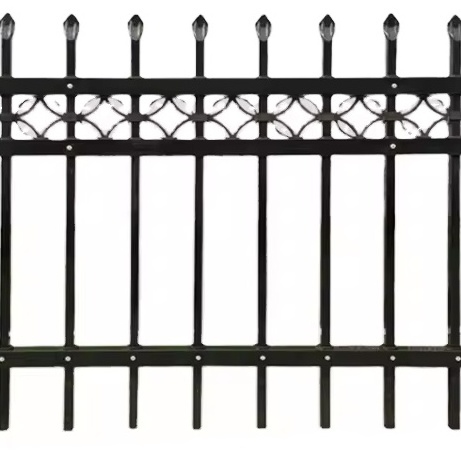 Fencing Garden Trellis Gates Durable Green  aluminium 2.4m galvanized steel d palisade security fencing with Best Quality