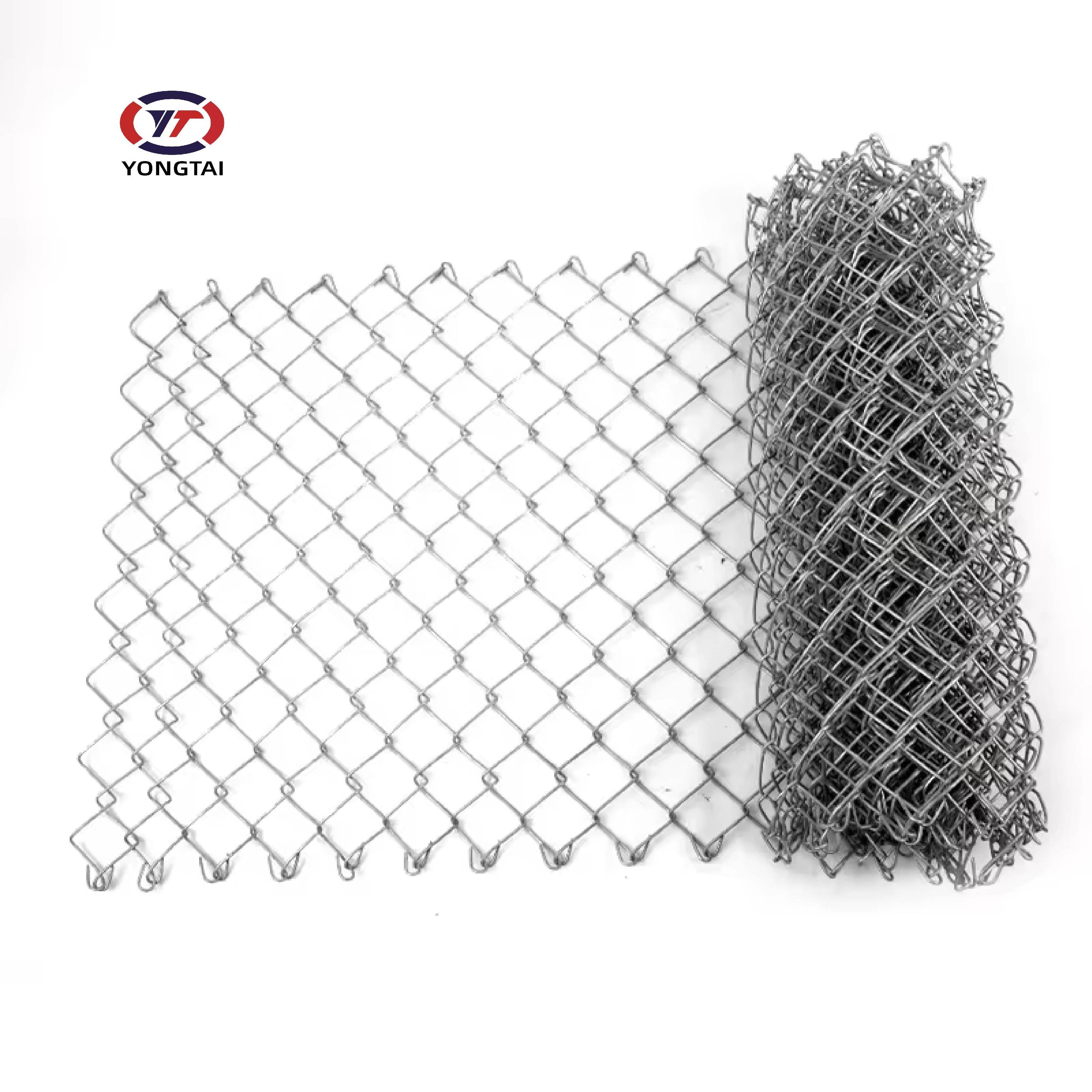 Best quality hot dipped galvanized cyclone wire mesh 50X50mm chain link fencing 6ft tall