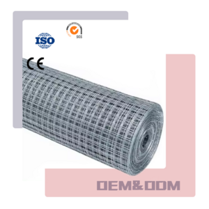 Brc Reinforcing 0.1-3Mm Iron Flexible Wire Mesh Galvanized Stainless Steel Woven Wire Mesh Roll Fence