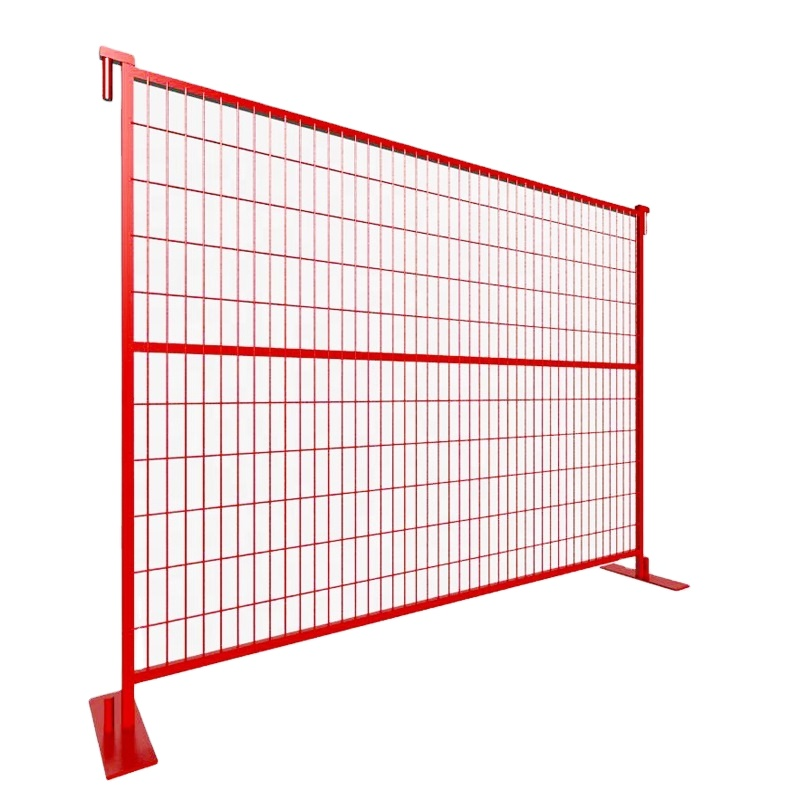 6 Feet X10 Feet Used Construction Outdoor Movable Canada Movable Galvanized Temporary Fence Panel temporary constructionfor sale