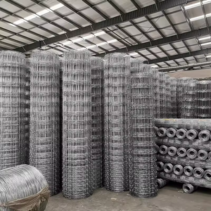 Factory price hot dip galvanized woven field fence mesh wire cattle fencing farm Customized Sustainable Field Fence