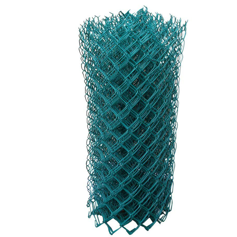 pvc coated wholesale popular roll 100 ft chain link fence used for cage chain link fence slats