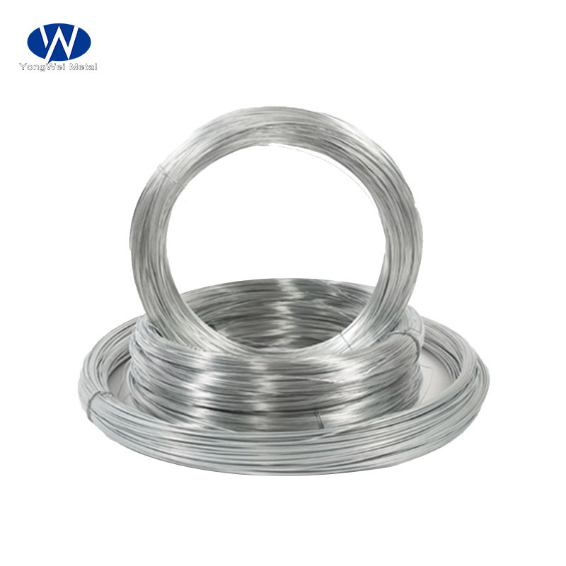 High quality galvanized hot dipped galvanized wire iron binding galvanized wire BWG 18