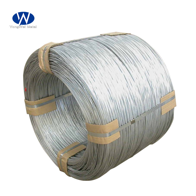 High quality galvanized hot dipped galvanized wire iron binding galvanized wire BWG 18