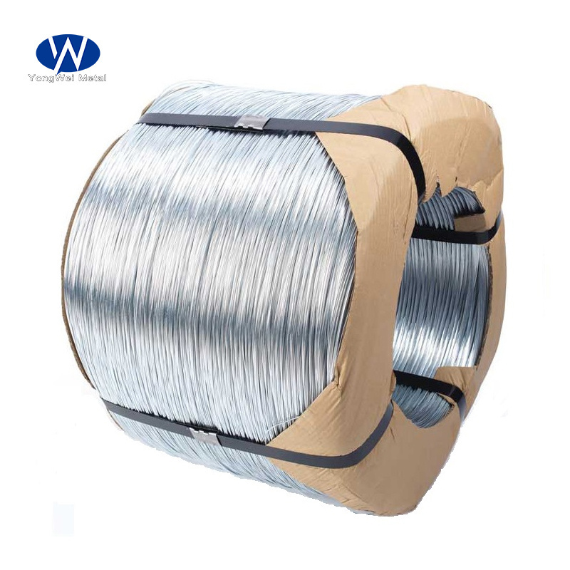 High quality galvanized hot dipped galvanized wire iron binding galvanized wire BWG 18