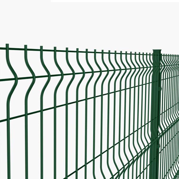 ECO Friendly fence  PVC coated 3D curved welded wire mesh panel fence