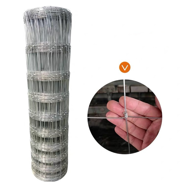 PVC Coated Fixed Knot Woven Wire Farm Fence