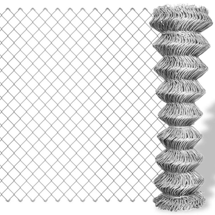 Low price galvanized chain link fence diamond wire mesh Factory Game Fence