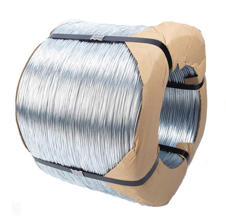 Hot dipped galvanized iron BWG21 Low Carbon Steel Galvanized Wire for binding and mesh