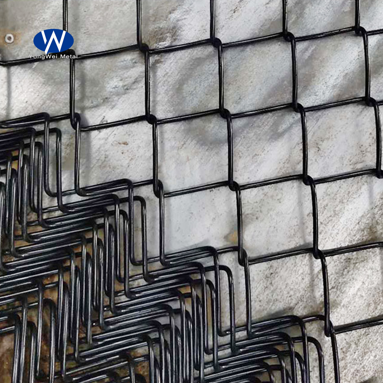 PVC Coated Electric electro hot dipped HDG galvanized Diamond Chain Link Wire Mesh Fence Wire