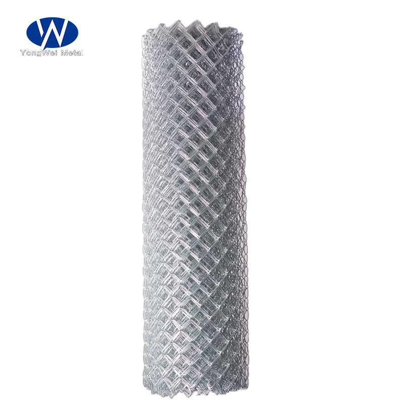 6 gauge vinyl coated chain link fence roll 50ft galvanized fence