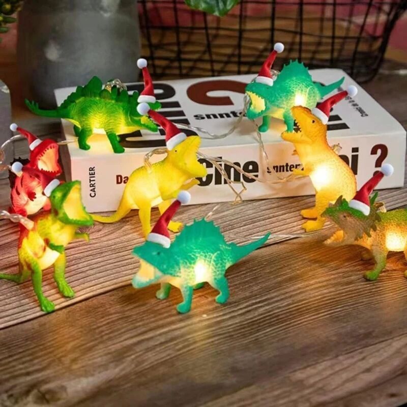 Children Kids Bedroom Birthday Party Cartoon Fairy Lights Gift Battery Operated Led Christmas Decoration Dinosaur String Light